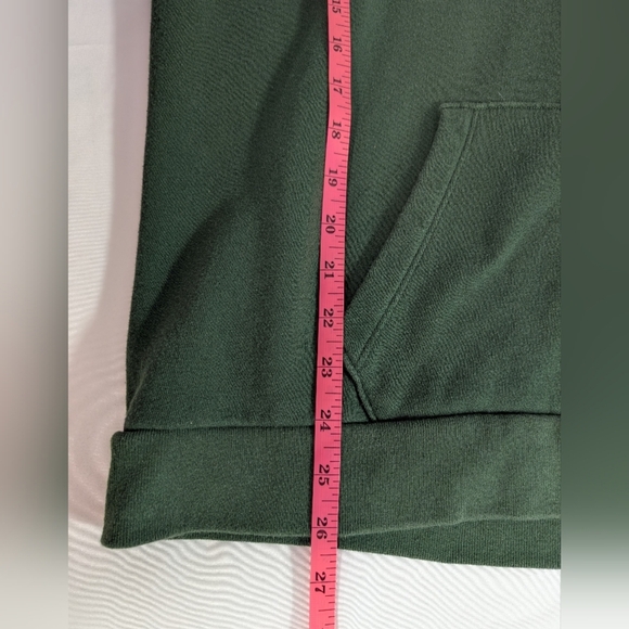 Victoria's Secret PINK Pullover Hoodie with Gold Trimmed Logo Green Size Large - Picture 7 of 7